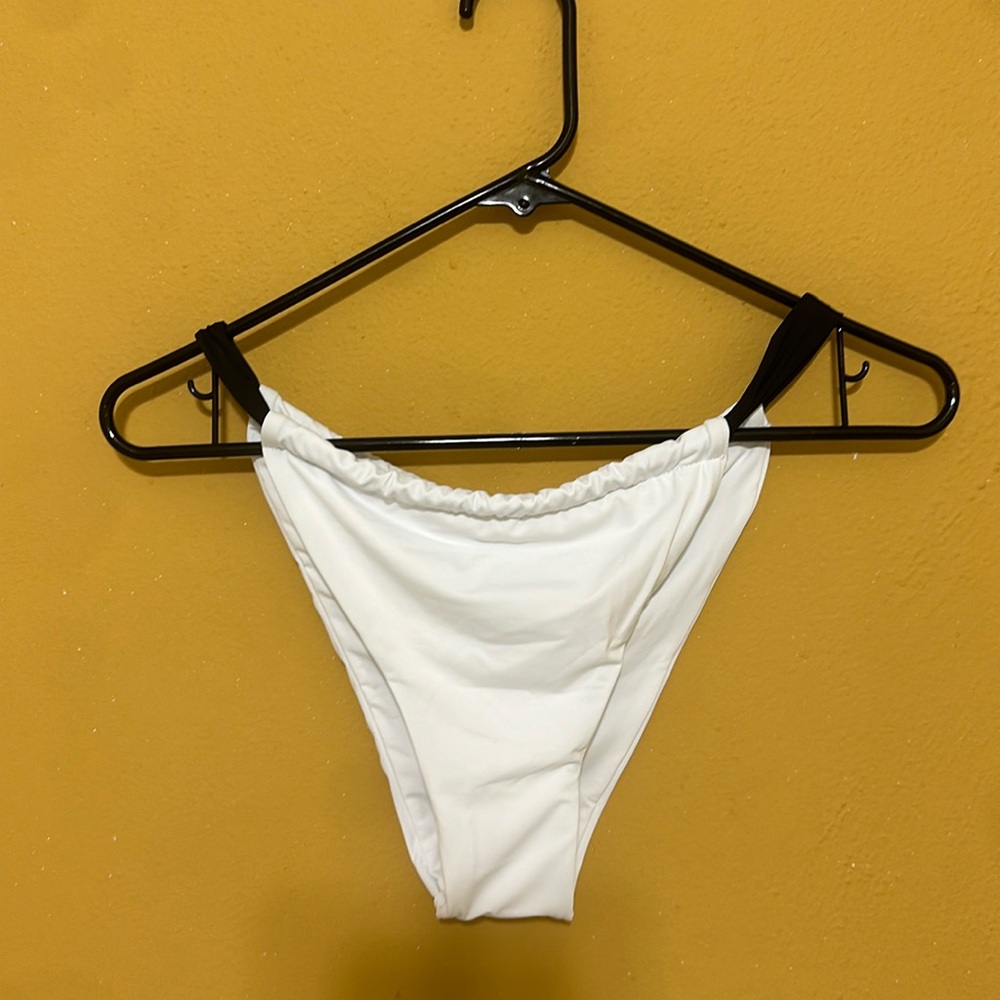 White bikini bottom brand new